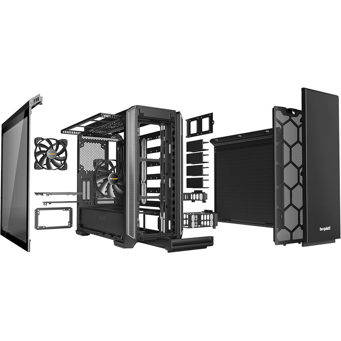 be quiet! Silent Base 601 ATX Midi Tower з боковим вікном сріблястий