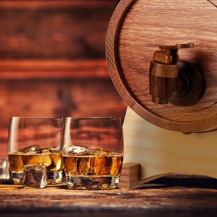 Діжка для настоянок Relaxdays з дуба