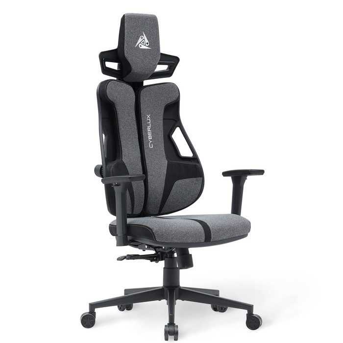 Геймерське крісло Cyberlux V8 Fabric Grey (арт. GM-V8 FG)