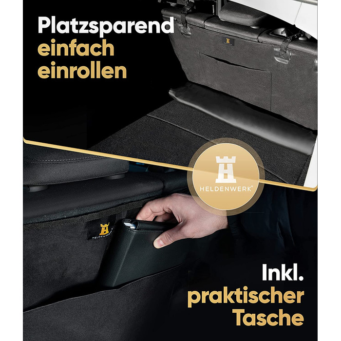 Захисна кришка багажника HELDENWERK для собак з бічним і бічним захистом-універсальне автомобільне ковдру для собак, водонепроникне і стійке до подряпин-ковдру для собак в багажнику