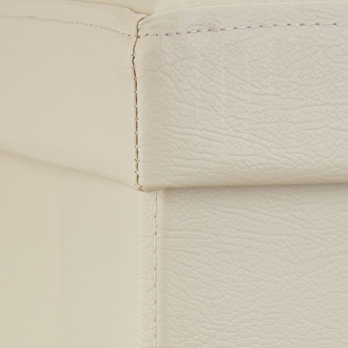 Лавка Relaxdays з місцем для зберігання, штучна шкіра