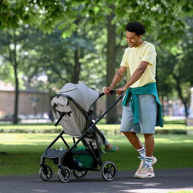 Дитяча коляска Bebeconfort Breeze Trio 3-в-1, 0-4 роки, до 22 кг, i-Size, компактна, сірий камінь