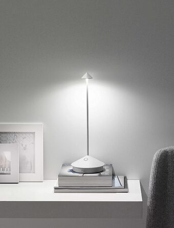 Zafferano Pina Pro - Бездротова LED-лампа для дому та саду з сенсорним керуванням, диммер, 2700K, 29 см