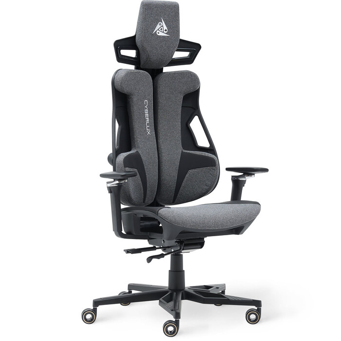 Геймерське крісло Cyberlux V10 Fabric Grey (арт. GM-V10 FG)