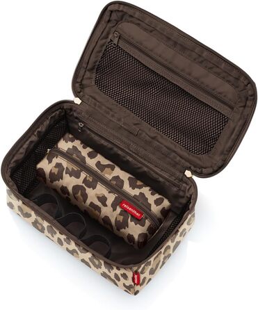 Набір Reisenthel Beautycase: косметичка та прямокутна сумочка для свят, 17 x 18 x 17 см + 21 x 8 x 4 см, Leo Macchiato