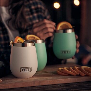 Термокружка YETI Rambler з нержавіючої сталі, вакуумна ізоляція, кришка MagSlider, 296 мл, Key Lime