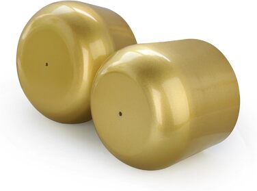 Квітчаки для саду Vixdonos з латуні, 2 шт. (19,5 см, 16/19 см), круглі, для сукулентів, золотистого кольору