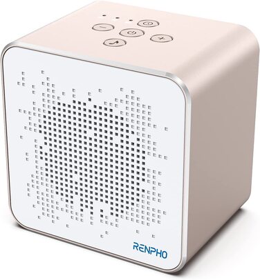 Генератор білого шуму RENPHO, машина білого шуму для сплячих дорослих із заспокійливими звуками і радіо з таймером пам'яті