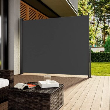 Бічний тент Nosara Anthracite 180х300см розсувний