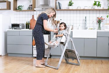 Високий стільчик Inglesina My Time Pepper – регульований, для дітей, з підставкою для ніг, складання, BPA-free