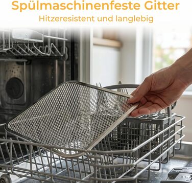 Сушарка для фруктів та овочів KRAMER W з таймером 24h та регулюванням температури 35-70°C, 5 висувних полиць, корпус з нержавіючої сталі, без BPA