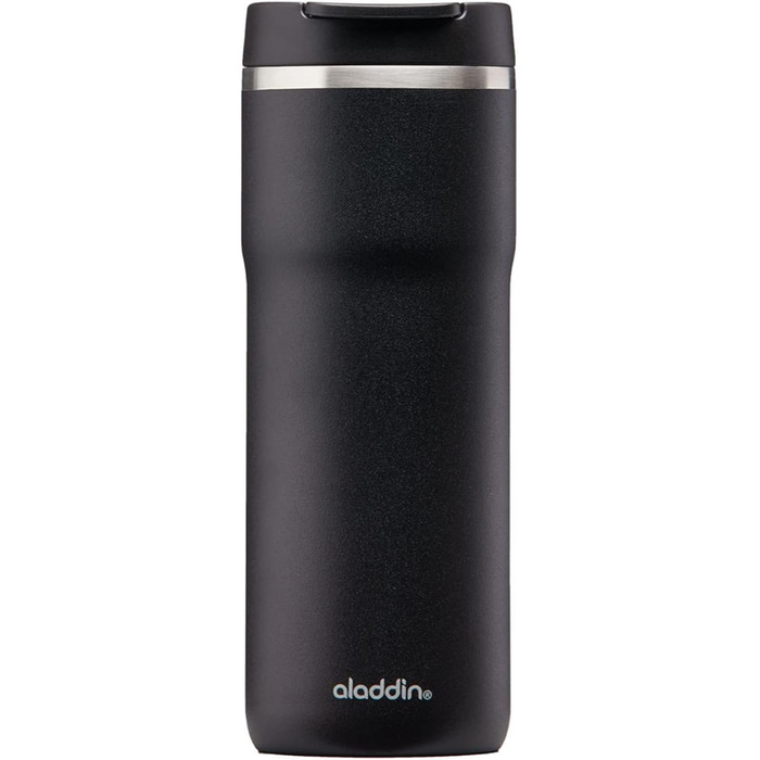 Термокружка Aladdin Barista Java Thermavac 0.47L Lava Black - Зберігає тепло 4 години, не протікає, з нержавіючої сталі, BPA Free, для кави з собою
