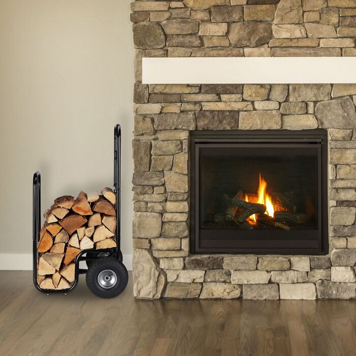 Візок для дров Relaxdays з повітряними колесами