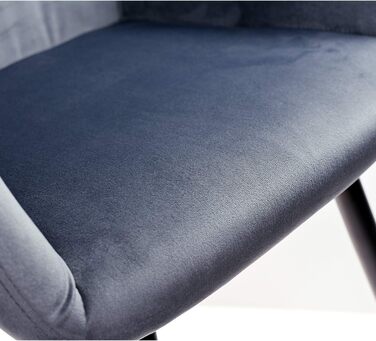 Крісло для гостей CIRA Aktion, сіре, з м'якою оббивкою, для вітальні та їдальні