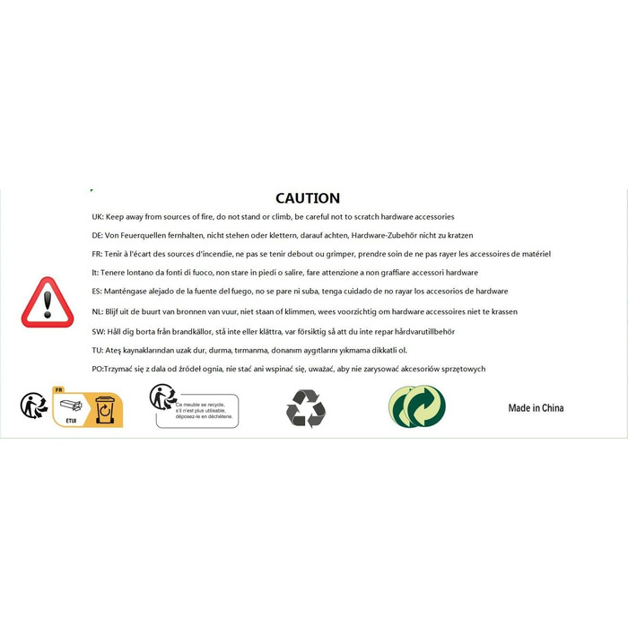 Набір стільців для кухні та вітальні CLIPOP, 6 шт., штучна шкіра, зелений