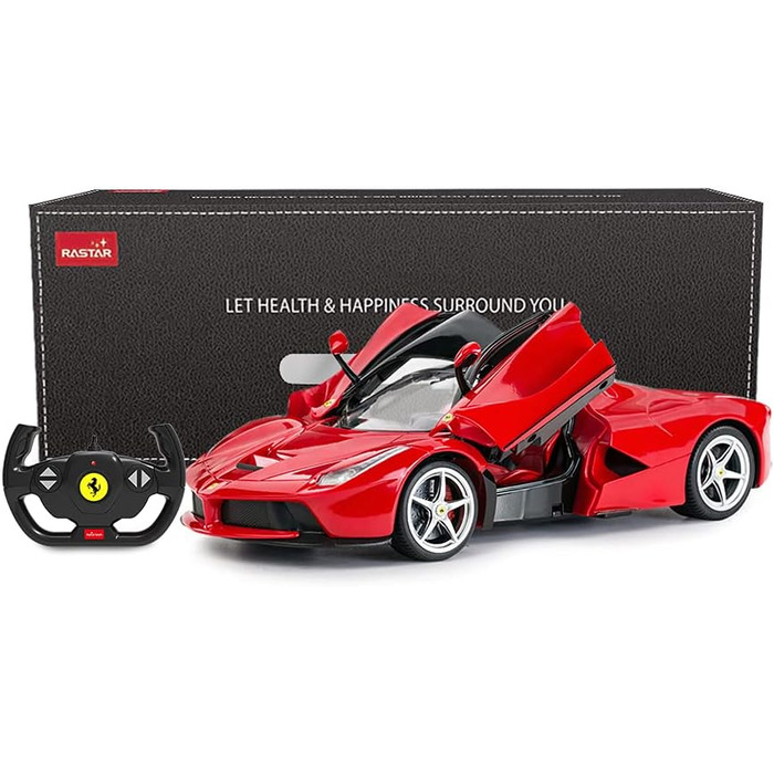 Радіокерований автомобіль Rastar Ferrari LaFerrari 1/14, червоний - іграшка для хлопчиків та дітей