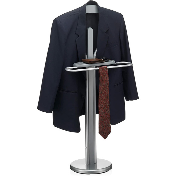 Сумка-органайзер для одягу IDIMEX Fabio з вішалкою та полицею - стійкий дворецький (сірий)