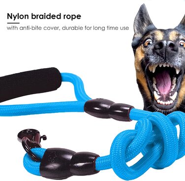 Повідець для собак 2/3/4, нейлонова плетена мотузка для вигулу собак, регульований повідець без заплутування, повідець для собак