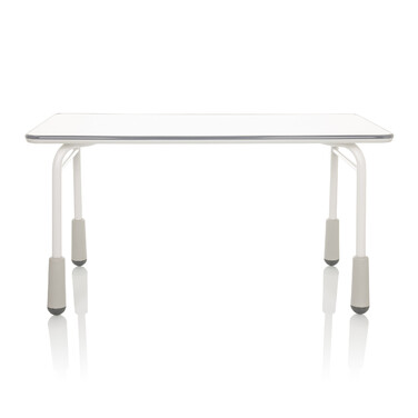 Дитячий стіл KID GRO T 120x60 см, регульована висота, світло-сірий колір, hjh OFFICE