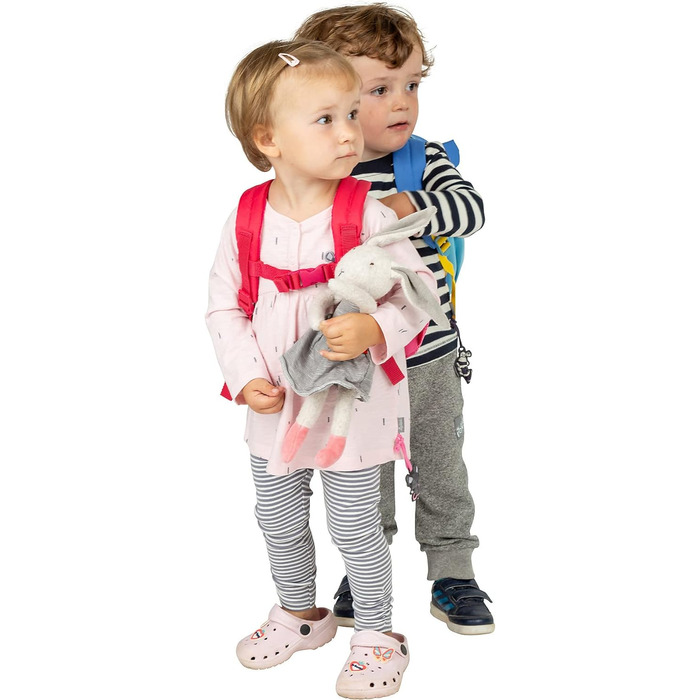 Рюкзак великий флорентійський дитячий рюкзак для дівчаток рекомендований від 3 років зелений/рожевий, 32 см (рожевий), 24452