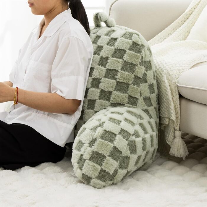 Підголовник Aimuan для відпочинку в ліжку з похилою спинкою, зелений, великий