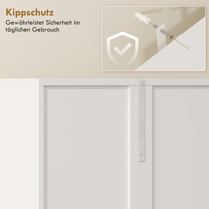 Шафа для ванної кімнати заввишки 174 см з висувною корзиною для білизни та дверцятами з плавним закриванням, білий колір