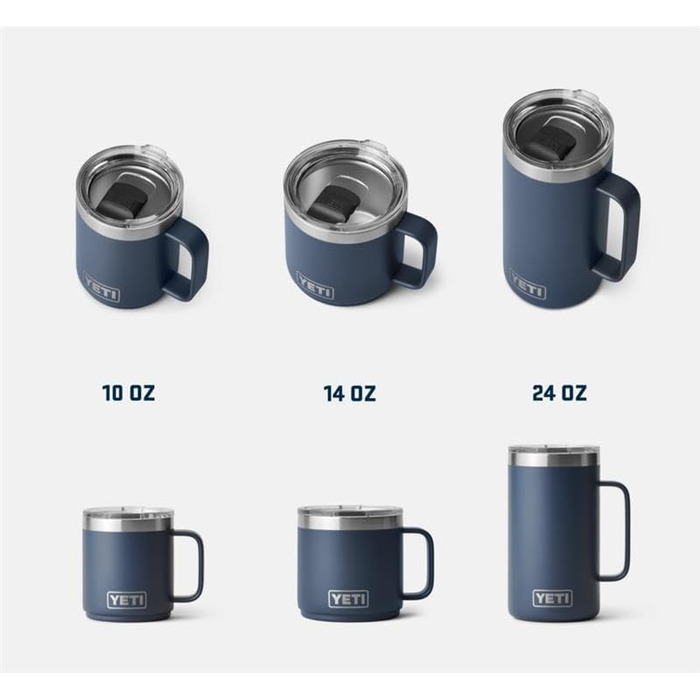 Термокружка YETI Rambler з кришкою MagSlider, Navy, 295 мл