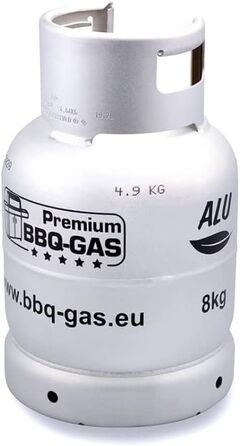 Газовий балон Alugas Premium для барбекю 8 кг (пропан) - гриль, кемпінг