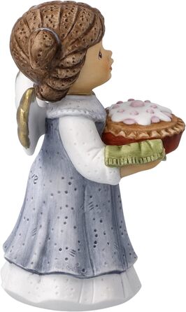 Фігурка ангела Goebel X-Mas Nina & Marco Angel Різдвяна пекарня порцелянова різнокольорова, розміри 6см х 6см х 10,5см, 11-750-75-1