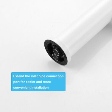 ONECE Змішувач для ванної кімнати білий, однорегуляторний з висотою виливу 105 мм, знімальний аератор