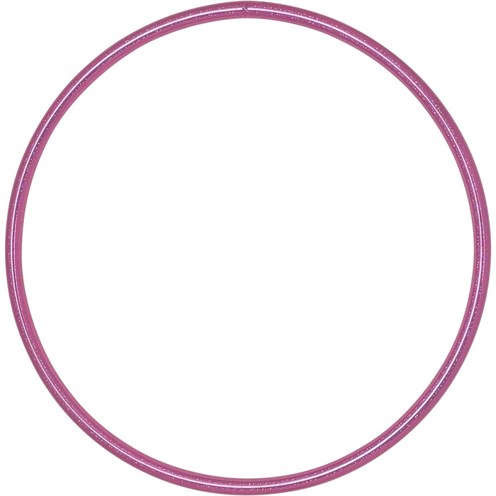 Дитячий обруч, блискучий, Ø60/70/80см, Ø70см, рожевий