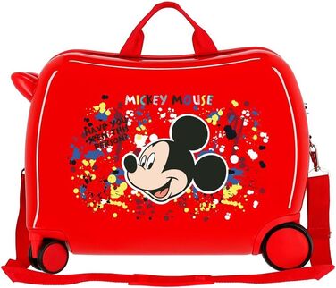 Дитяча валіза Disney Mickey Colour Mayhem червона