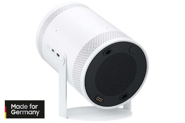 Samsung The Freestyle: Портативний LED-проектор Full HD HDR10 з автонастроюванням та 360° звуком (2023)