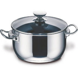 Каструля Berndes Injoy Special Edition з нержавіючої сталі (24 см), з кришкою, для всіх типів плит, включаючи індукційні