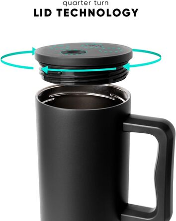 Термокружка Simple Modern з трубочкою та ручкою | 1180 мл, нержавіюча сталь, ізольована | Ідеальний подарунок для жінок та чоловіків | Almond Birch