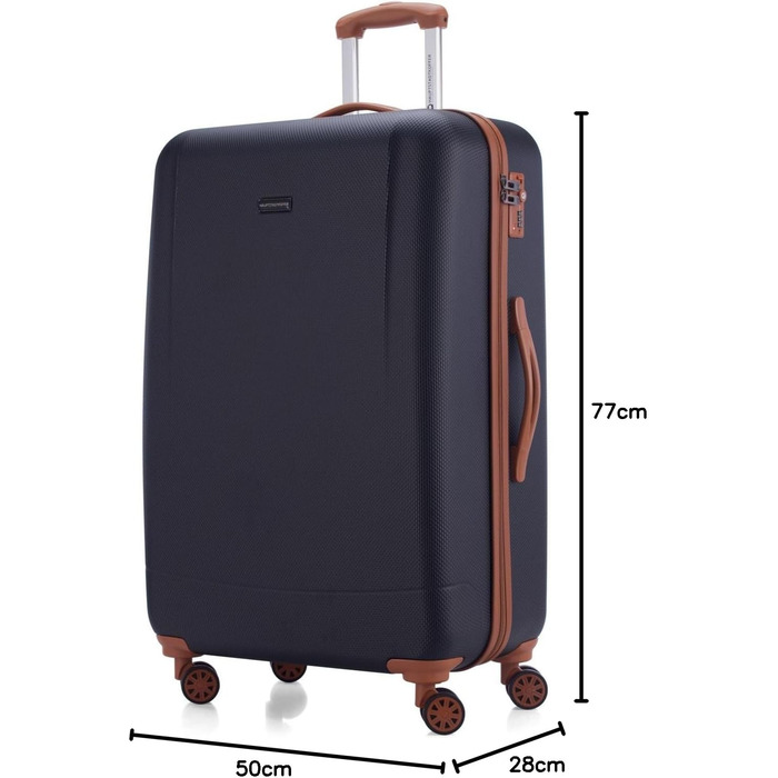 Набір валіз (3 шт.) Hauptstadtkoffer Wannsee, 77 см, 134 л, темно-синій