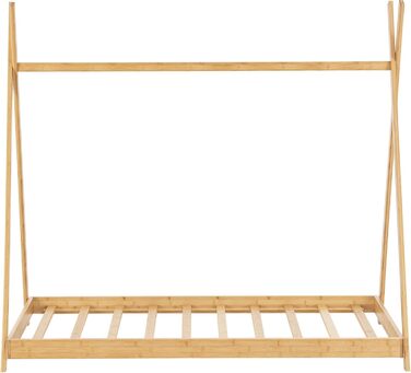 Дитяче ліжко Vimpeli 80x160 см Tipi з ламелями, бамбук, ігрове ліжко для дитячої кімнати