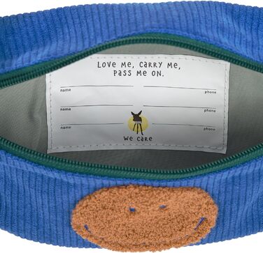 Дитяча поясна сумка через плече з регульованим ременем/міні-сумка для м'язів Шнур Smile Caramel (синій)