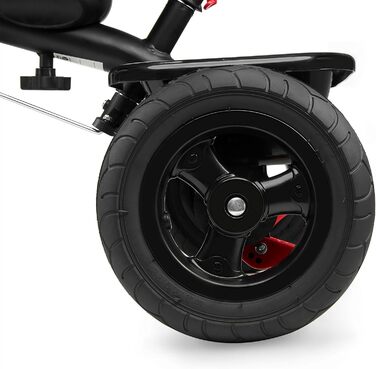 Триколісний велосипед HyperMotion з ручкою для батьків 3-в-1, сірий - для дітей від 1 до 4 років (до 20 кг)