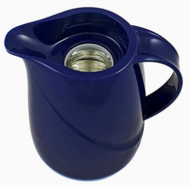 Термос Helios Wave, 1,5 л, пластик, білий, з кришкою-гвинтовим, придатний для миття в посудомийній машині