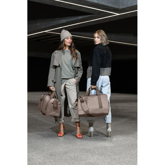 Сумка-органайзер Reisenthel Allrounder M – універсальна модель для подорожей, роботи та відпочинку, стильний дизайн, Herringbone Mokka