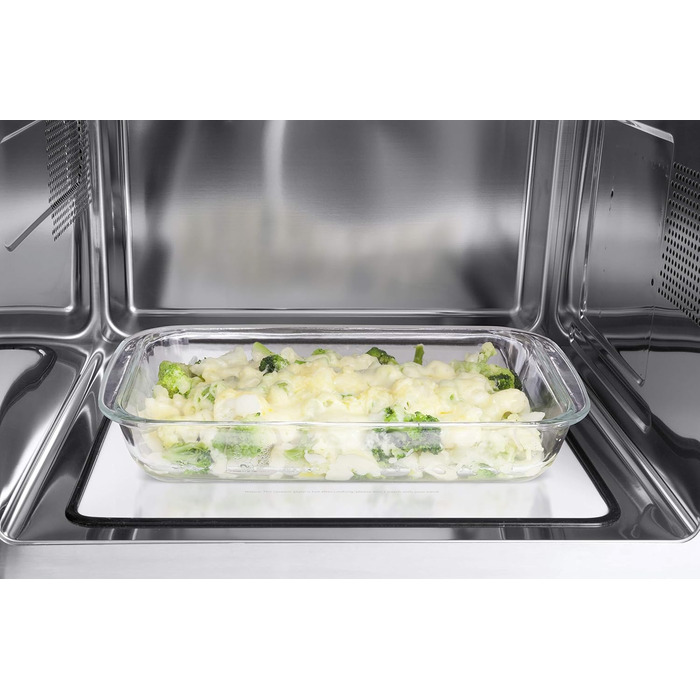 Мікрохвильова піч CASO MI 30 Ceramic Inverter, 30 л, 1000 Вт, нержавіюча сталь, срібляста - Переможець тесту Haus & Garten