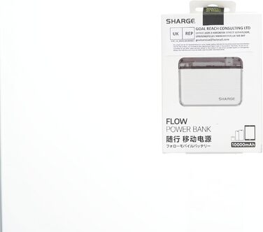 Міні-павербанк Shargeek Sharge Flow 10000 мАг, 20 Вт USB-C, подвійний вихід, сумісний з iPhone/Samsung/iPad