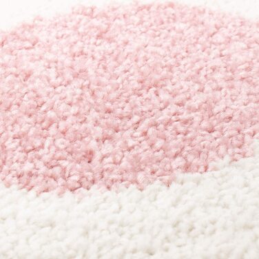 Килим міський дитячий килимок Bubble Kids плоский ворс з мотивом хмари в дитячу кімнату Розмір 120х160 см (80 cmx150 см, рожевий)