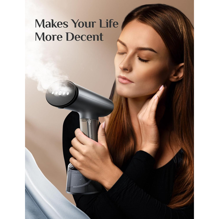 Портативний відпарювач для одягу Mioduro: швидке нагрівання, 1400 Вт, великий резервуар 300 мл