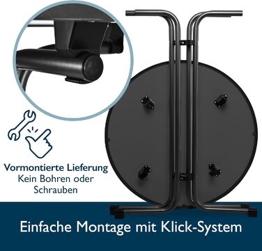 Стіл Beautissu розкладний Ø 70 см білий Bellini – стійкий, вологостійкий, легко збирається. Підходить для вулиці, відпочинку, вечірок. Діаметр 70 см, висота 60/80 см.