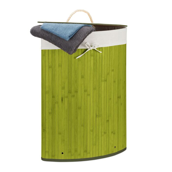Кошик для білизни Relaxdays з бамбука