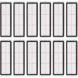 Фільтр HEPA сумісний з Dreametech L10s Ultra, L10s Pro, L10 Ultra, Z10 Pro, S10, S10 PRO, S10 PLUS, B101CN, 1C, W10, X10, L10 plus, Z10 pro, D10 PLUS, змінний фільтр Hepa фільтр (12 шт. ), 12 шт., )