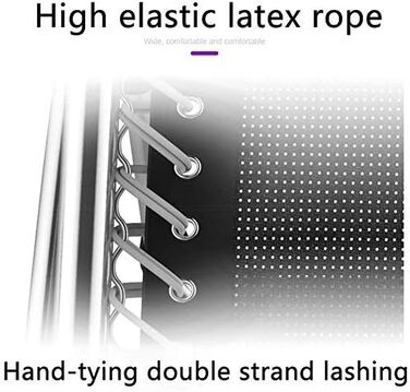 Розслаблюючий шезлонг для відпочинку на сонце: складний, з підтримкою 200 кг, чорний з сірими подушками. Ідеально для саду, тераси, пляжу, кемпінгу та відпочинку вдома.