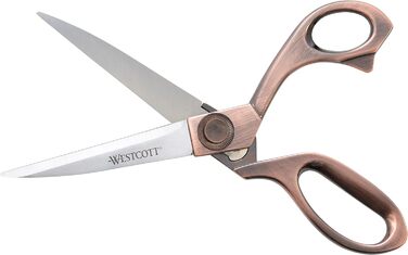 Ножиці Westcott 17196 20,3 см з нержавіючої сталі з золотистим покриттям для офісу та дому